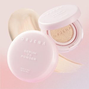 Cushion Serum to Powder + Refill, SPF50+PA+++, Orjena