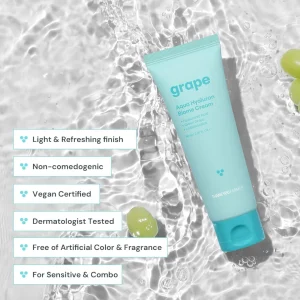 Crema de fata Grape Aqua Hyaluron Biome, 80ml, Thank You Farmer