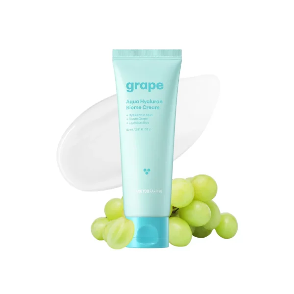 Crema de fata Grape Aqua Hyaluron Biome, 80ml, Thank You Farmer