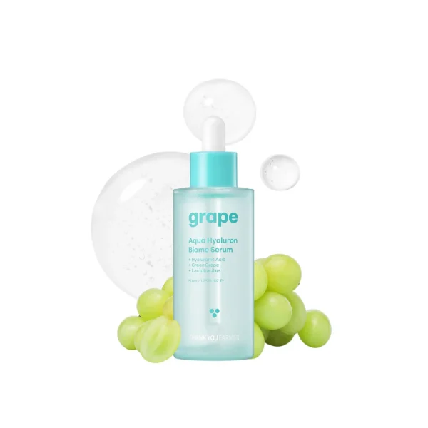 Serum de fata Grape Aqua Hyaluron Biome, 80ml, Thank You Farmer