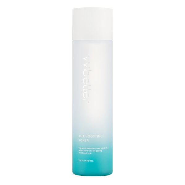 Toner exfoliant blând cu AHA + BHA, VVBETTER, 200ml