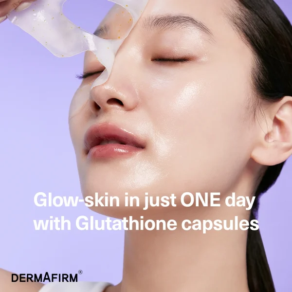 Mască cu Glutathione, niacinamide și Re-peptide, Soothing Repair Toning Gel Mask R4, 1buc, Dermafirm