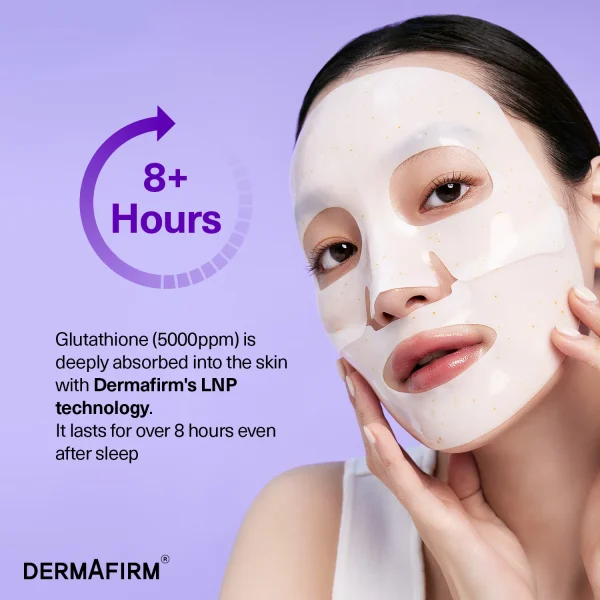 Mască cu Glutathione, niacinamide și Re-peptide, Soothing Repair Toning Gel Mask R4, 1buc, Dermafirm