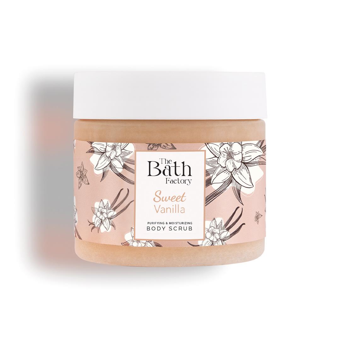 Scrub pentru corp Sweet Vanilla, The Bath Factory, 300gr