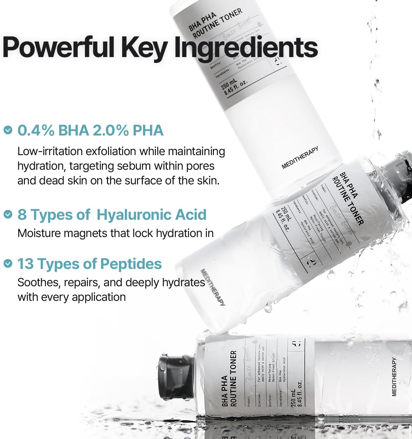 Toner BHA PHA Routine, 250ml, Meditherapy