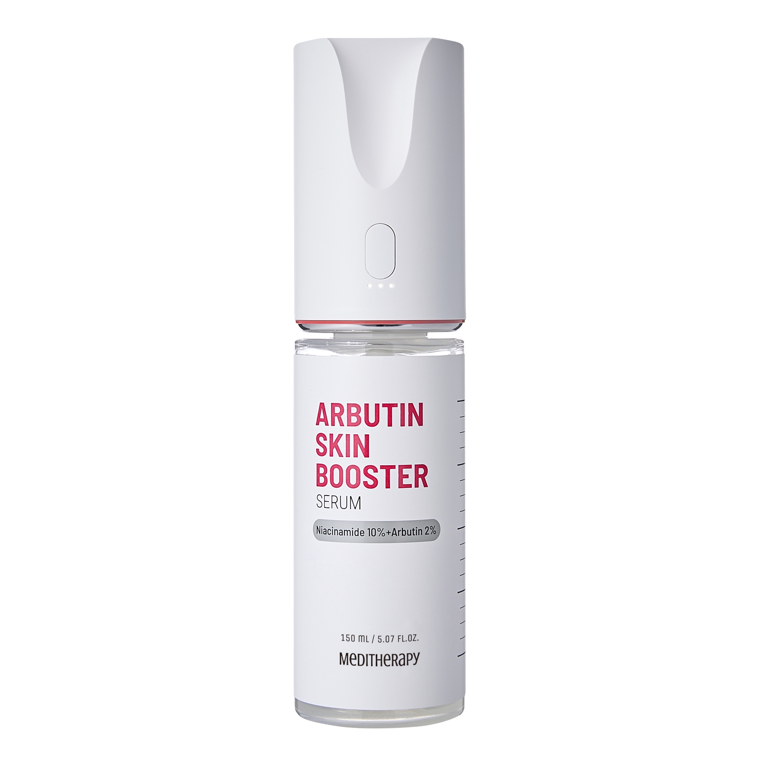 Serum Arbutin Skin Booster + Dispozitiv cu microcurent, 150ml, Meditherapy