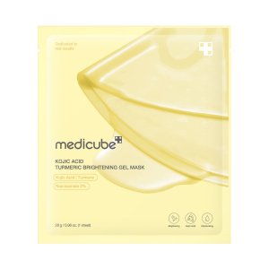 Mască cu hidrogel cu acid kojic si turmeric, Kojic Turmeric Gel Mask, 1buc/28g, Medicube