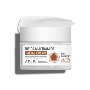 Crema hidratanta anti-inflamatoare cu niacinamide si probiotice, BIFIDA NIACINAMIDE, APLB, 55m