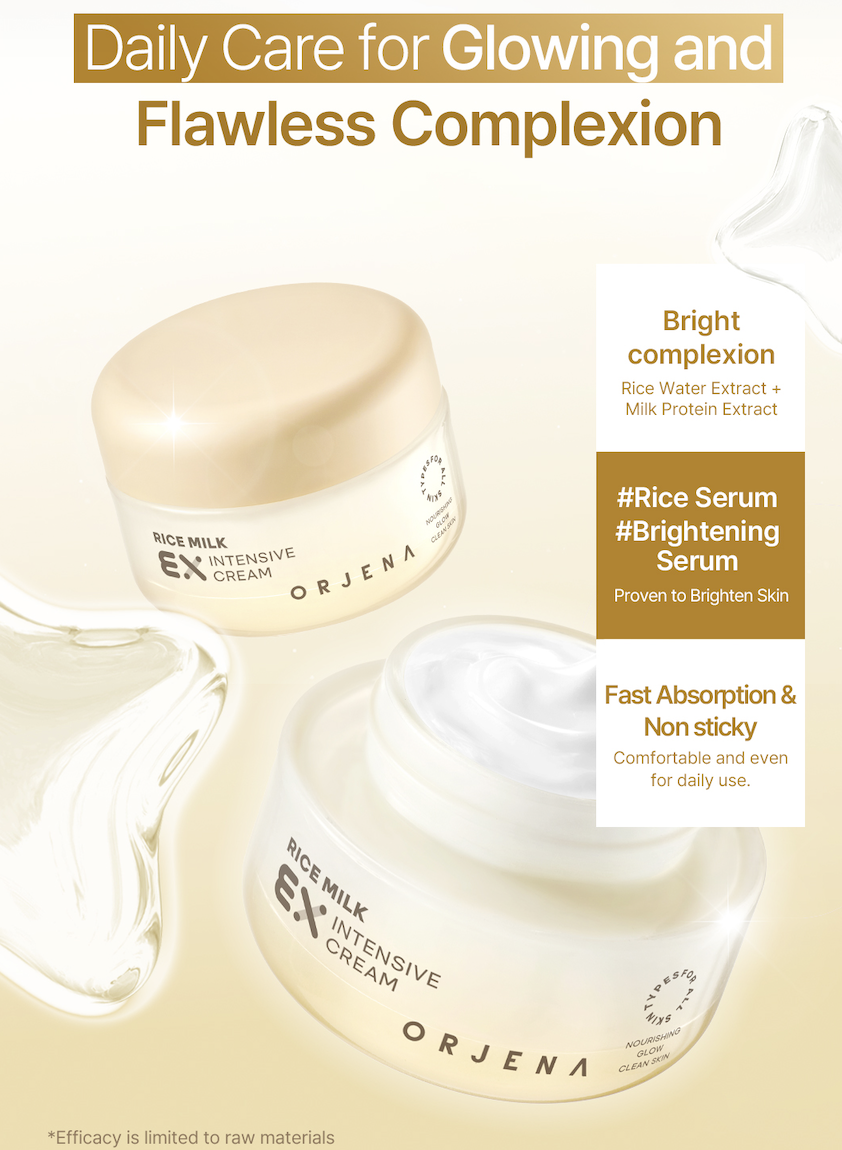 Cremă de față Rice Milk EX Intensive Cream, 55ml, Orjena
