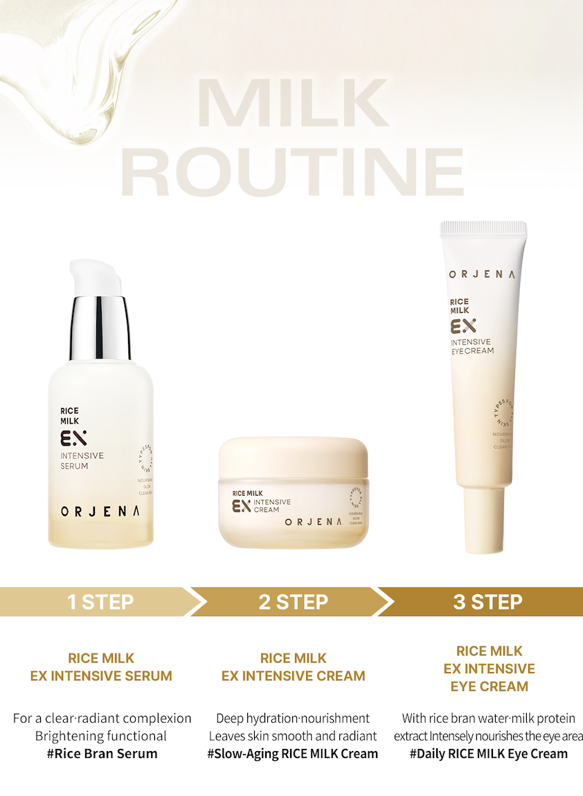 Cremă de față Rice Milk EX Intensive Cream, 55ml, Orjena