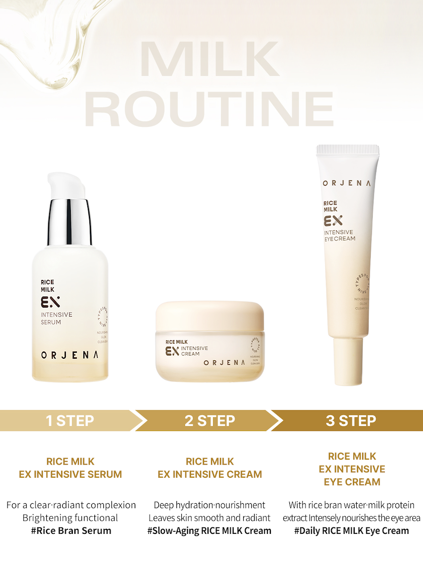 Crema de ochi Rice Milk EX Intensive Eye Cream, 30ml, Orjena
