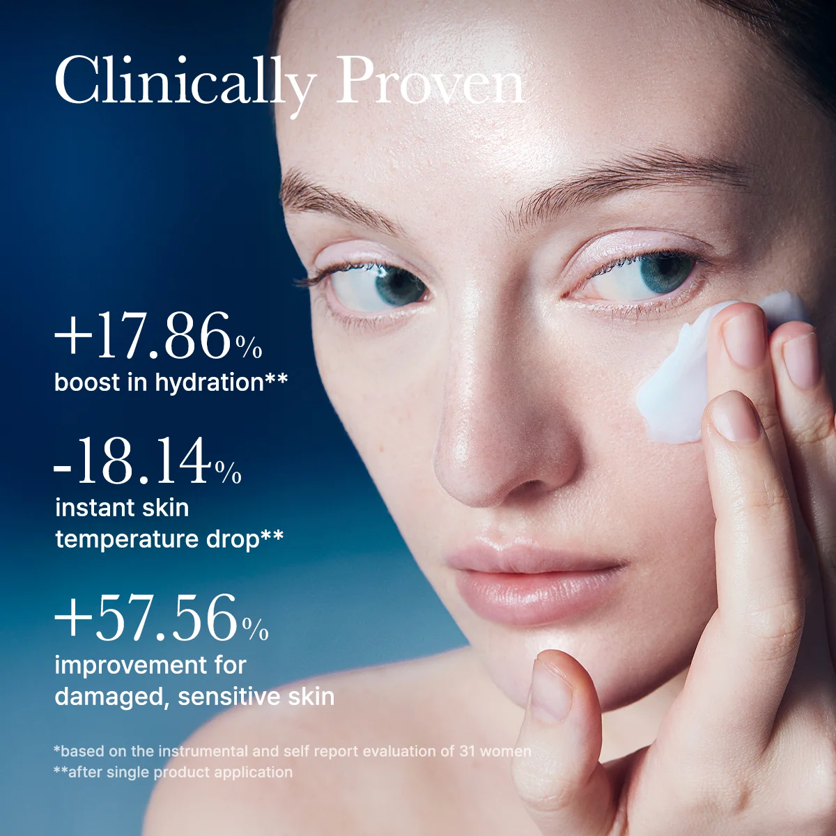 Cremă hidratantă și calmantă cu Cica PDRN si ceramide, Deep Water Surge Soothing Cream, 110ml, Arencia