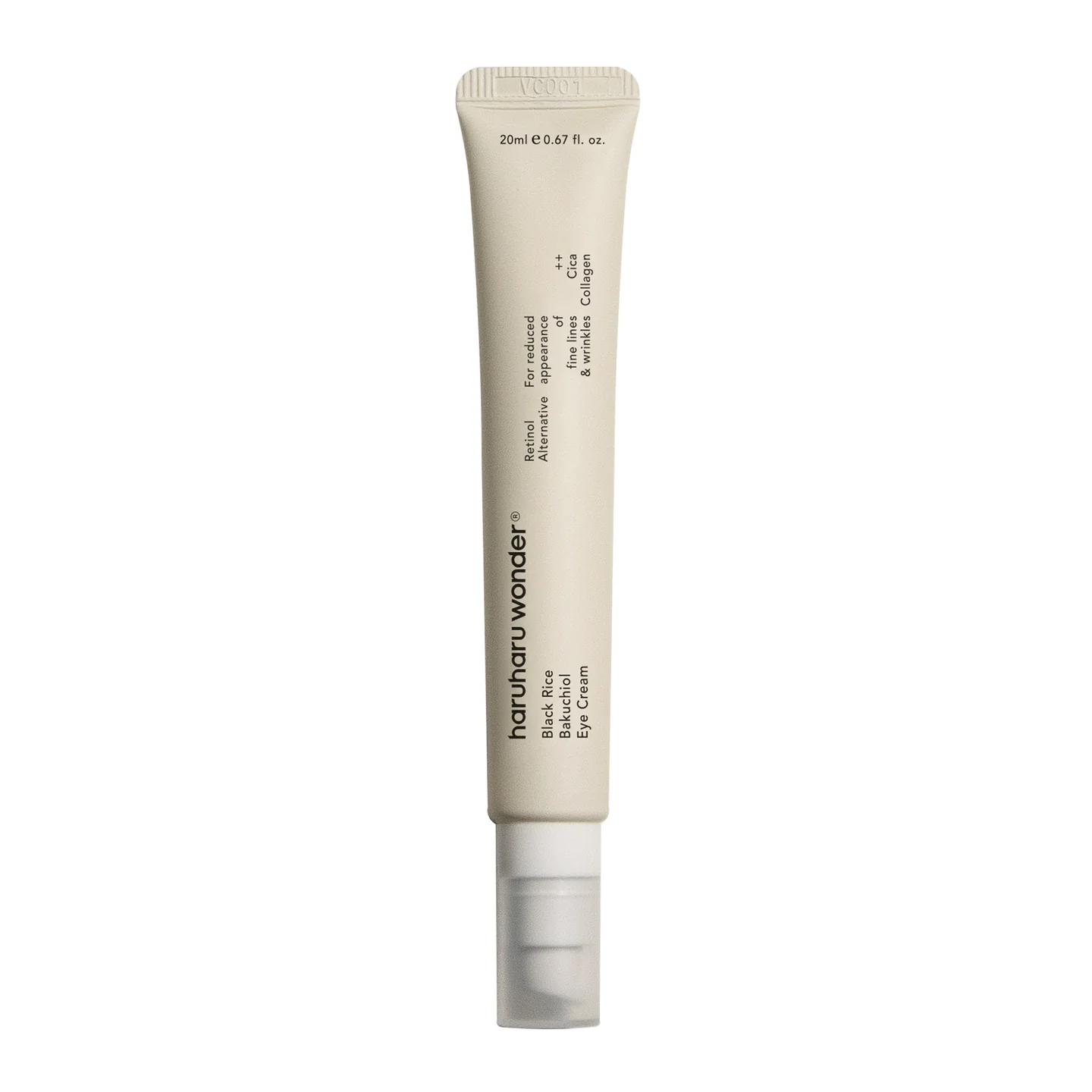 Cremă pentru ochi cu bakuchiol și extract de orez negru, Black Rice Bakuchiol Eye Cream, 20 ml, Haruharu Wonder
