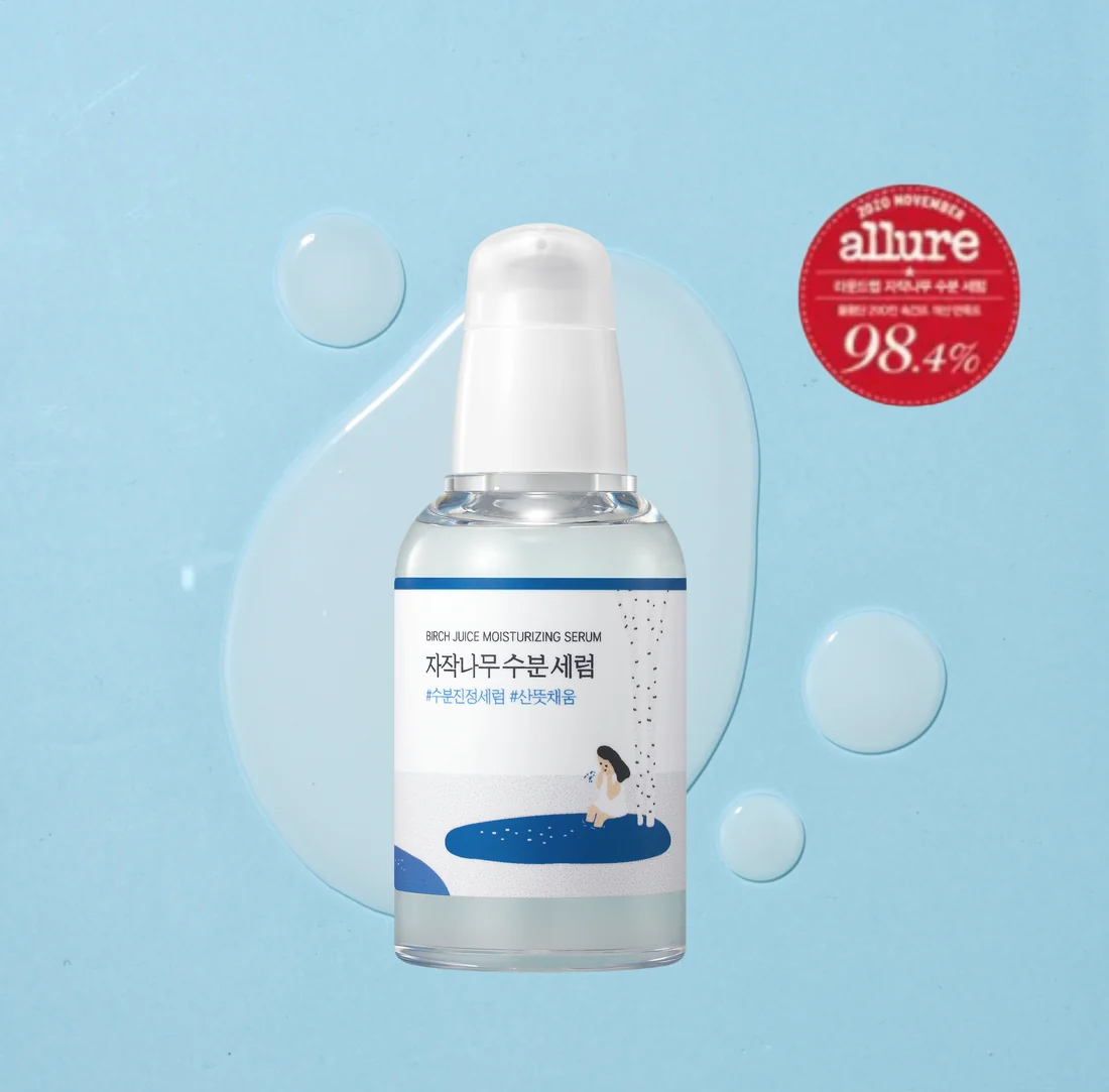 Ser hidratant pentru față, Birch Juice Moisturizing Serum, 50 ml, Round Lab