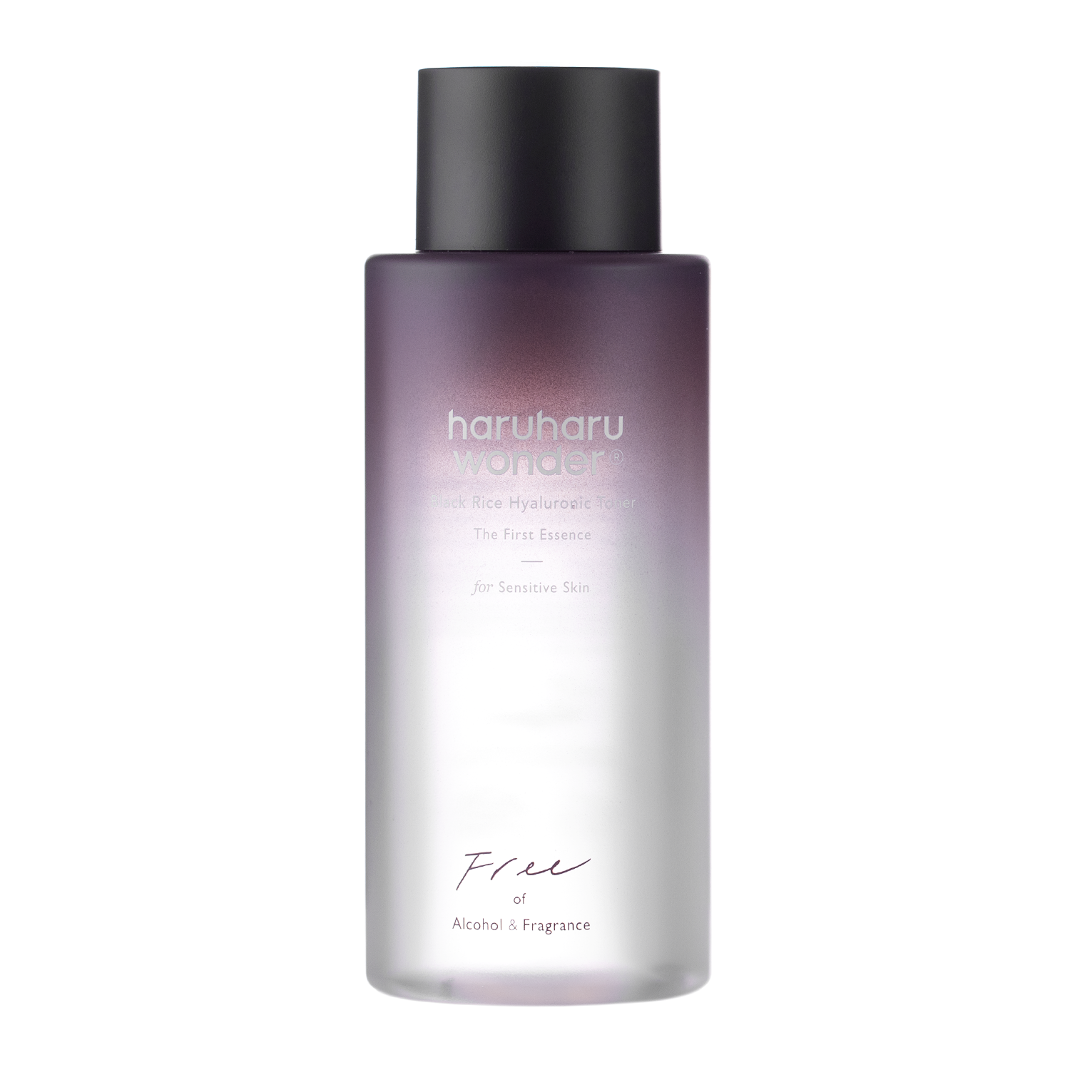 Toner de fata hidratant cu beta-glucan pentru pielea sensibila fara alcool, Black Rice Hyaluronic, 150 ml, Haruharu Wonder
