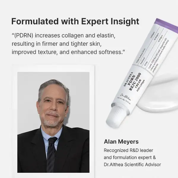 Cremă de față calmantă și reparatoare cu PDRN și peptide, PDRN Reju 2000 Cream, 20ml, Dr. Althea