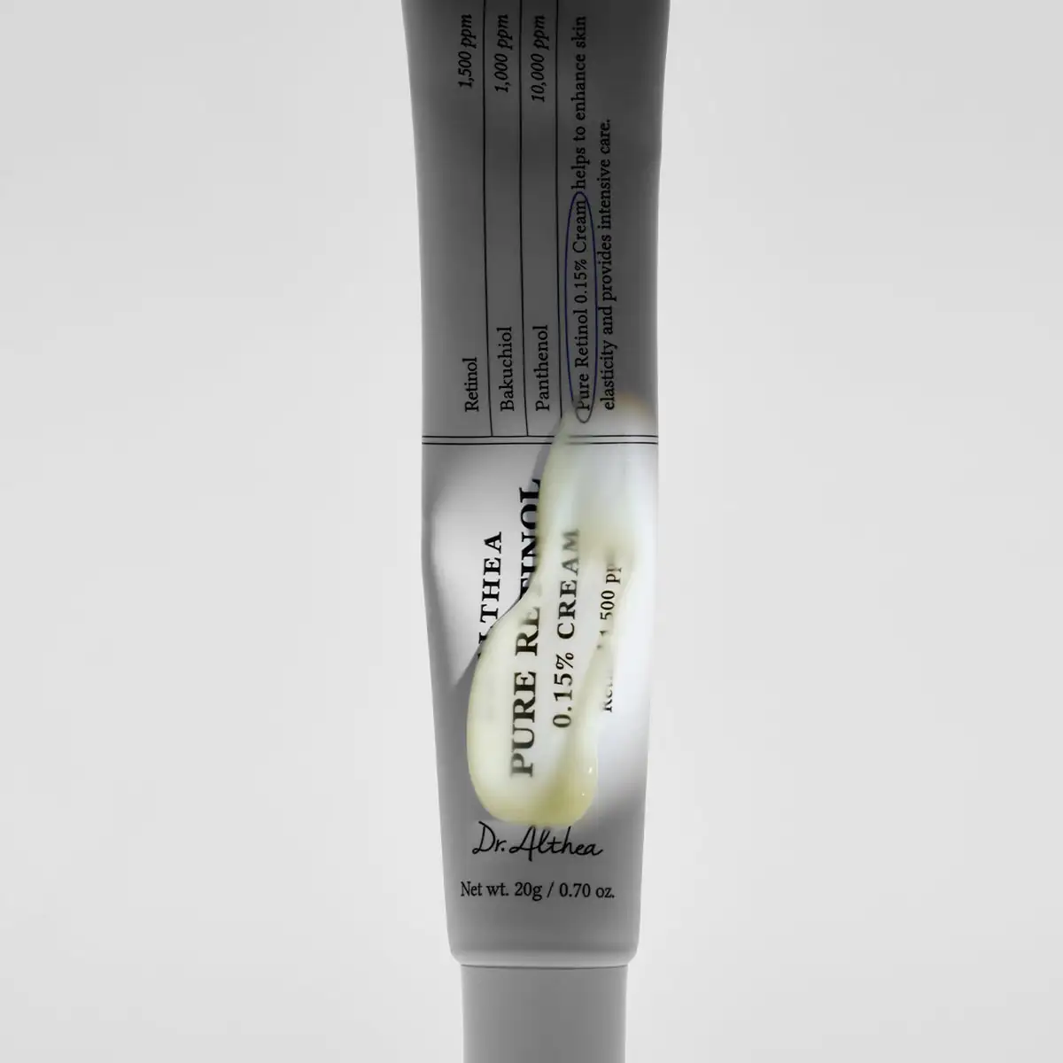 Cremă de față anti-aging cu retinol 0,15%, bakuchiol, Pure Retinol 0.15% Cream, 20g, Dr. Althea