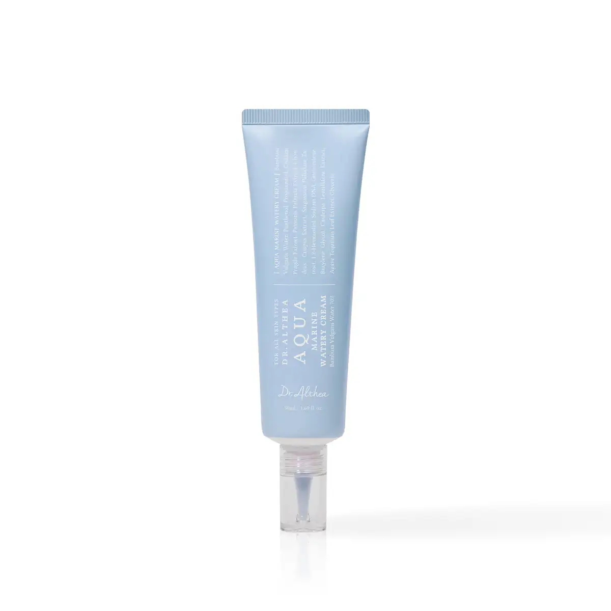 Cremă de față hidratantă și calmantă cu apă de bambus și pantenol, Aqua Marine Watery Cream, 50 ml, Dr. Althea