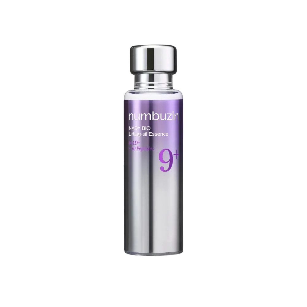 Esență de față pentru fermitate și netezirea ridurilor cu nad+, peptide și niacinamide, No.9 NAD+ BIO Lifting-sil Essence, 50ml, Numbuzin
