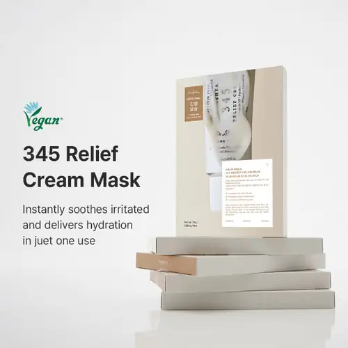 Mască de față calmantă și hidratantă, 345 Relief Cream Mask, 1pcs/25 g, Dr. Althea