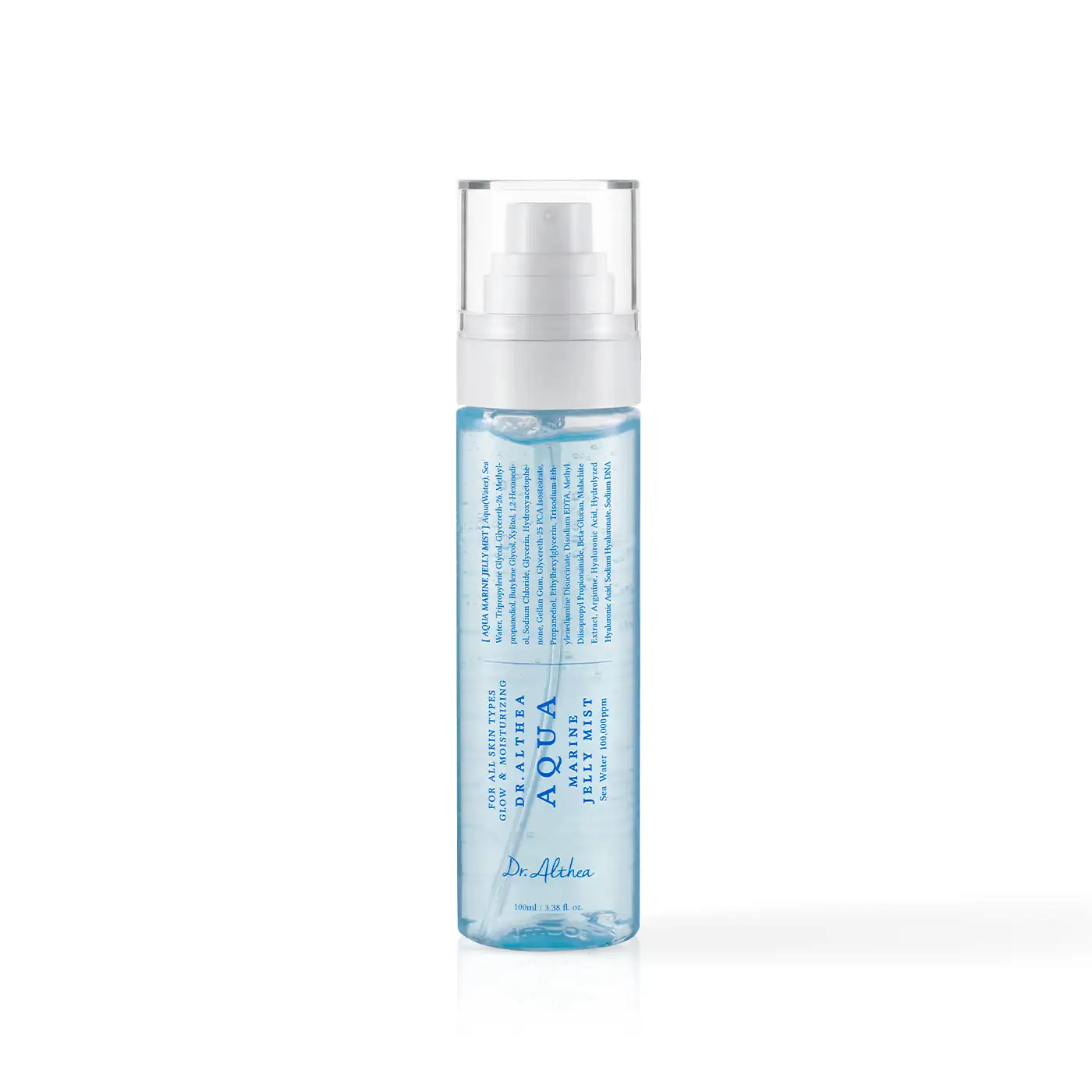 Mist hidratant pentru față cu apă de mare și beta-glucan, Aqua Marine Jelly Mist, 100 ml, Dr. Althea