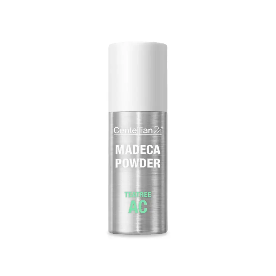 Pudră tratament pentru pori și controlul sebumului cu Centella Asiatica și Tea Tree, Madeca Powder TeaTree AC, 6g, CENTELLIAN24